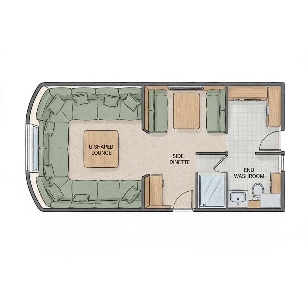 U-Shape floorplan